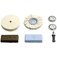 Wolfcraft 2178000 - Juego hobby de pulido para metales- plástico- marmol etc. contenido: pasta de pulido- mandril de…
